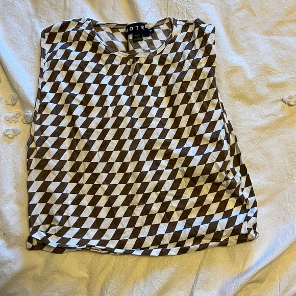 Motel Checkered Crop - Picture 2 of 2